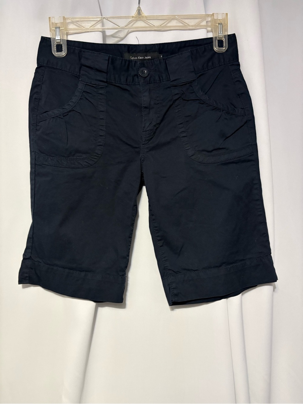 Calvin Klein Jeans Women's Dark Navy Bermuda Shorts